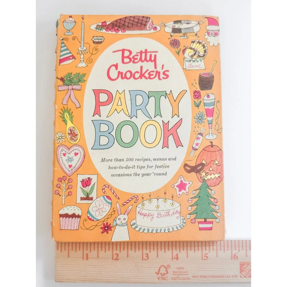 Vintage Betty Crocker's Party Book – 1960 First Edition, First Printing